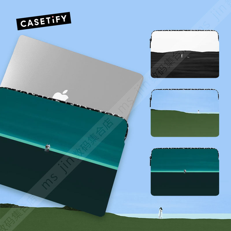 CASETiFY全新Suntur限定系列极简艺术适用苹果ipad/macbook pro 13/16寸笔记本电脑包时尚海绵内胆包袋防摔套