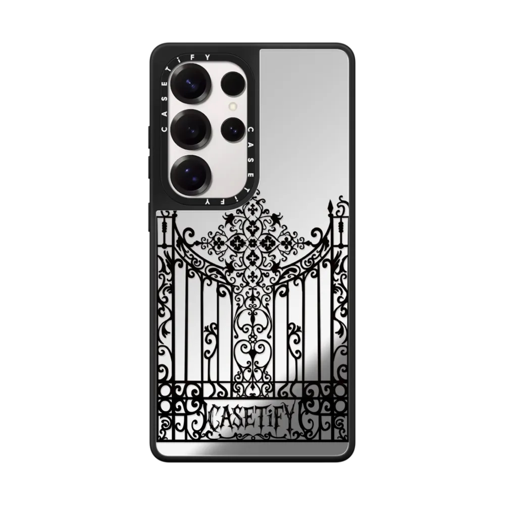 现货CASETiFY哥特大门适用于三星S24/S25 Ultra手机壳s25+创意个性潮牌镜面小众高级感独特全包防摔保护套s23