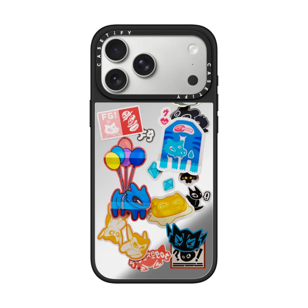 现货CASETiFY修补好了适用于苹果iPhone17 Pro Max磁吸手机壳16/15/14时尚13创意街头涂鸦立体感防摔保护套12