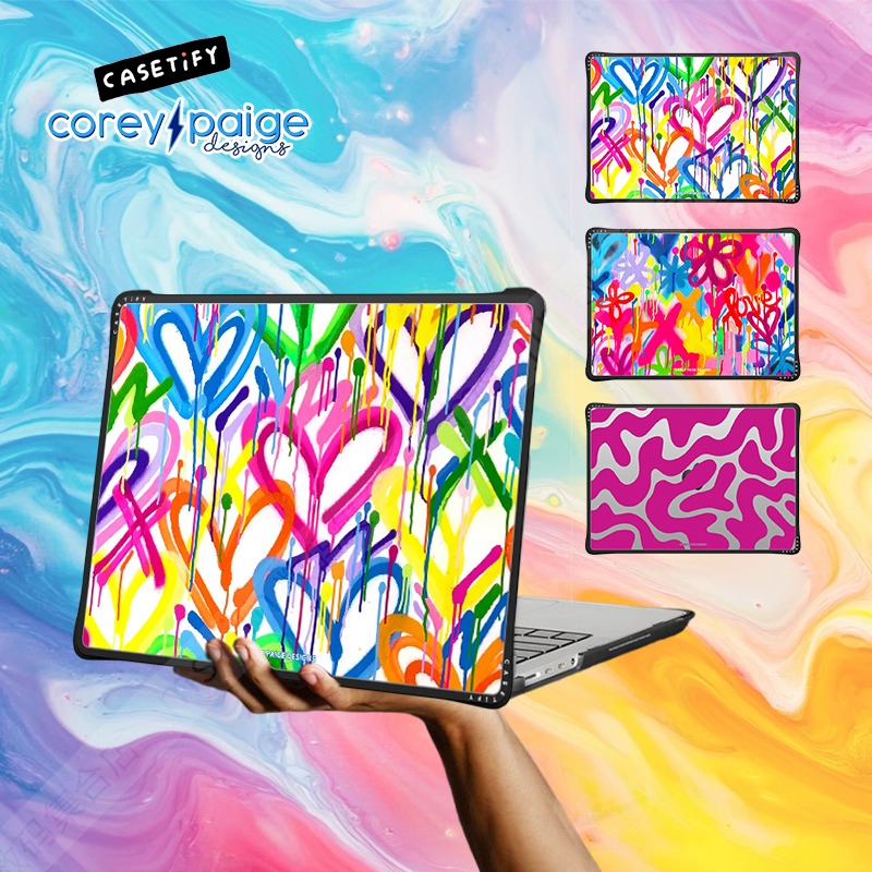 CASETiFY艺术家联名Corey Paige Designs适用苹果MacBook Pro 13/14/15/16寸电脑笔记本保护壳Air防摔套M1-M4