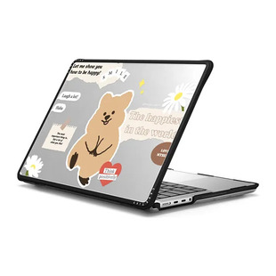 16寸电脑笔记本保护壳2021 KKOTKA幸福 M1套Air卡通可爱ins Pro13 2024款 casetify适用苹果MacBook