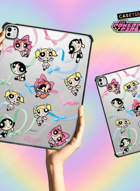 CASETiFY联名飞天小女警限量款卡通适用苹果iPad Pro 11/13/12.9寸平板电脑保护套Air第4/5/6/7代保护套M3M4