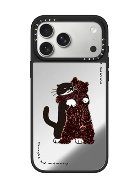 现货CASETiFY拥抱适用苹果iPhone17 pro max磁吸手机壳16/15/14创意插画艺术家YEON JU奶牛猫13趣味防摔套12