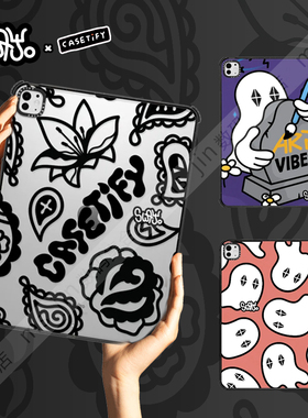 CASETiFY联名Sway Jo街头潮流适用于苹果iPad Pro 11/13/12.9寸平板电脑保护套Air第3/4/5/6/7代翻盖式防摔壳