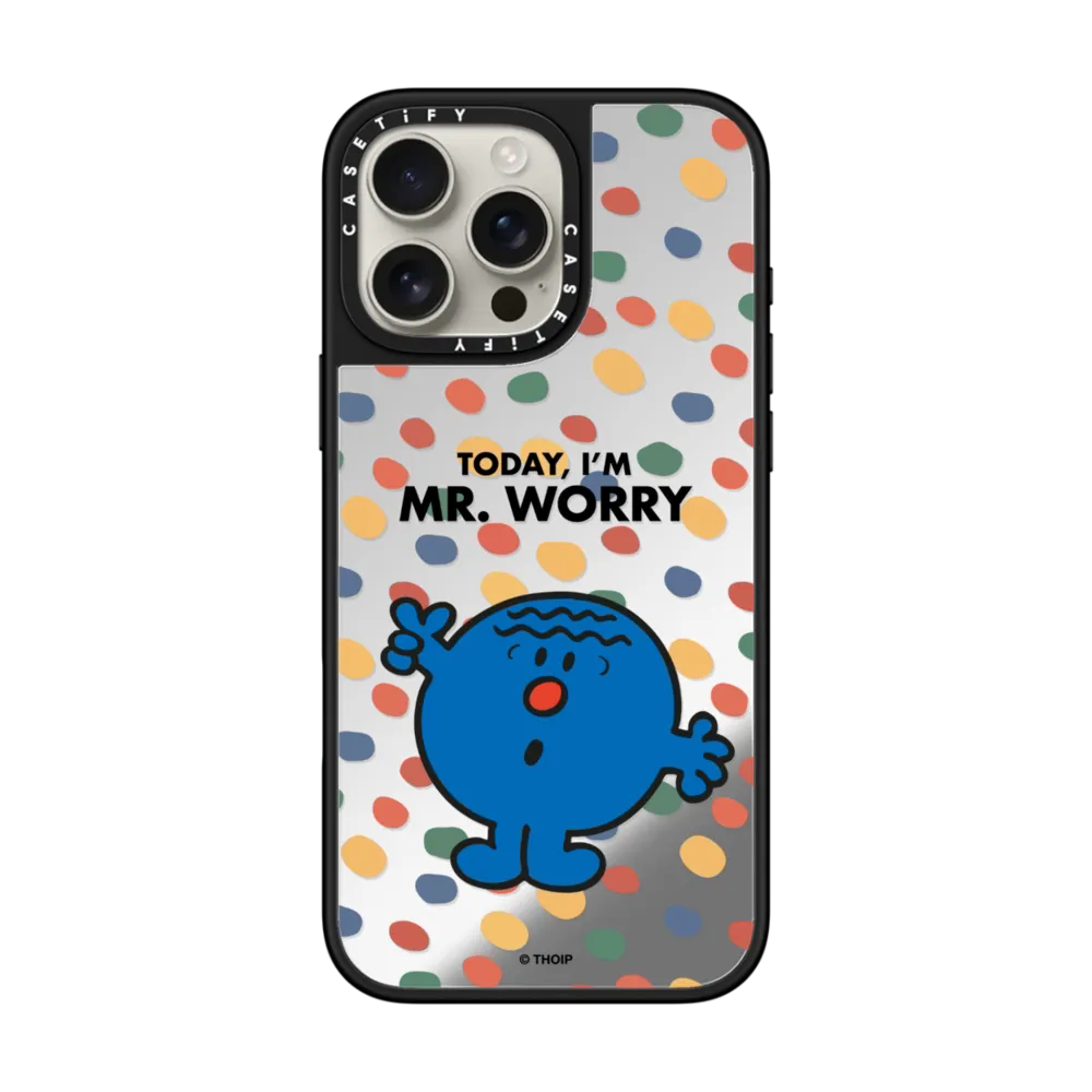 现货CASETiFY联名Mr. Men Little Miss忧虑先生适用苹果iPhone16 pro max磁吸手机壳15/14/13限量卡通保护套