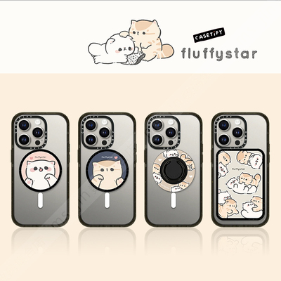 CASETiFY毛绒绒星人磁吸手机支架