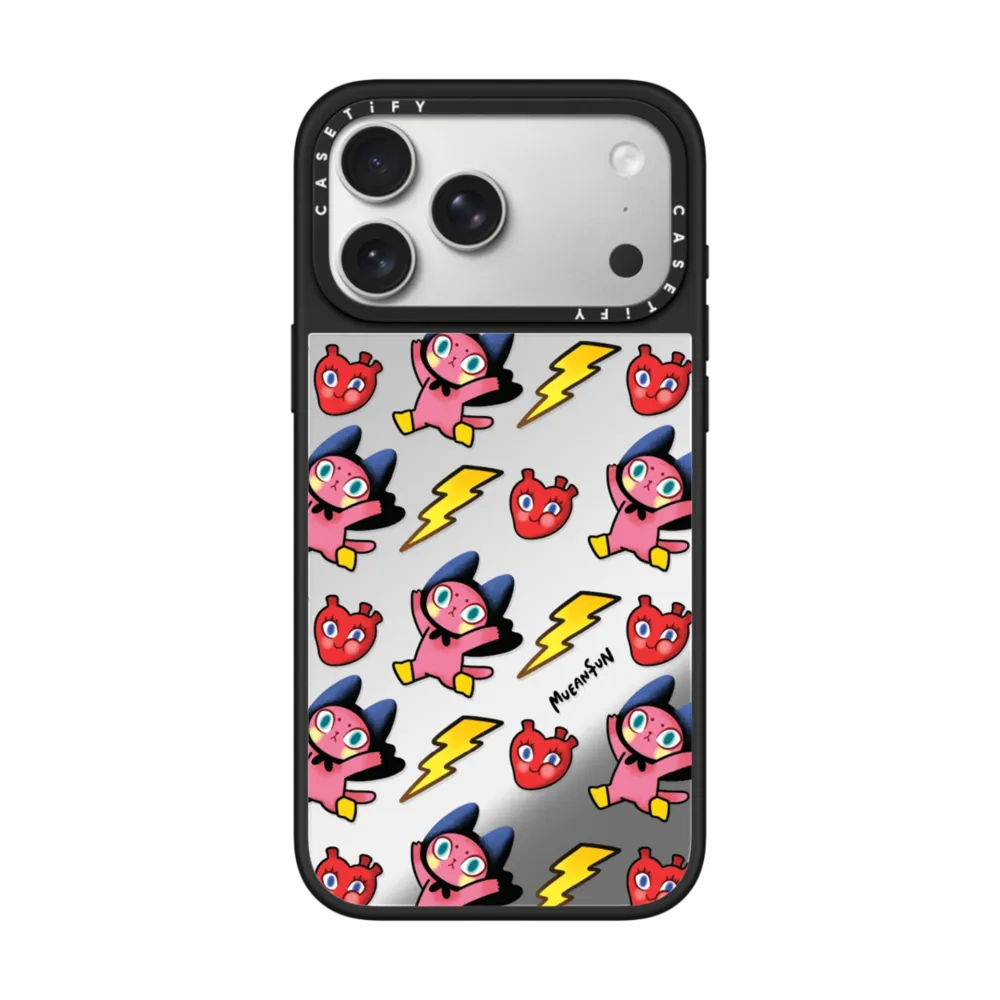 现货CASETiFY爱心闪电萌猫适用苹果iPhone17 Pro Max磁吸手机壳16/15/14搞怪13卡通可爱air童趣防摔保护套12