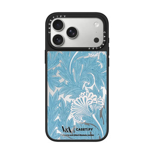 14限量13艺术保护套12 现货CASETiFY联名V&A博物馆莫里斯系列郁金香适用苹果iPhone17pro max磁吸手机壳16