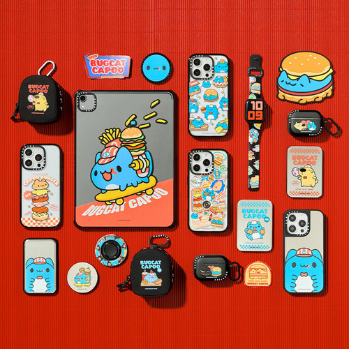 CASETiFY蓝色猫猫虫咖波手机壳