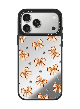 现货CASETiFY橙色金属缎带适用苹果iPhone17 Pro Max磁吸手机壳16/15/14时尚潮牌13小众高级感防摔保护套air