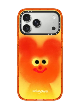 现货CASETiFY奇趣艺术家Jon Burgerman软熊血橙适用苹果iPhone17 Pro Max手机壳16/15/14磁吸13霓虹色彩套12