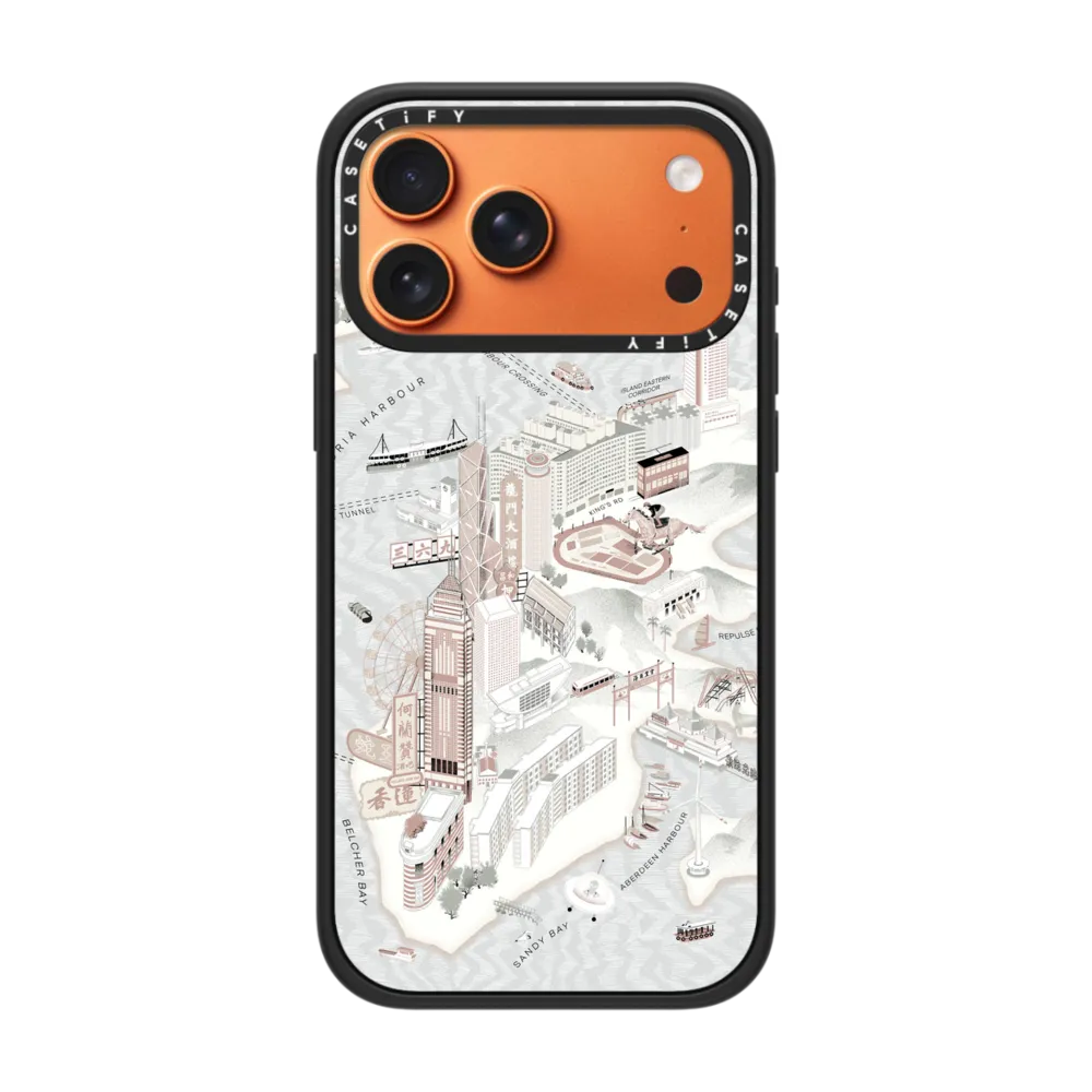 现货CASETiFY鸟瞰香港适用苹果iPhone17 pro max手机壳16/15/14磁吸13时尚air潮牌小众创意高端全包保护套12