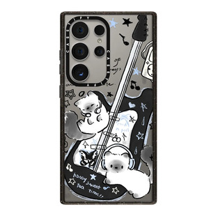 CASETiFY摇滚猫猫适用三星Galaxy S23/S24 Ultra手机壳Z Flip/Z Fold 5/4/3小众趣味卡通爱乐动物城保护套S22