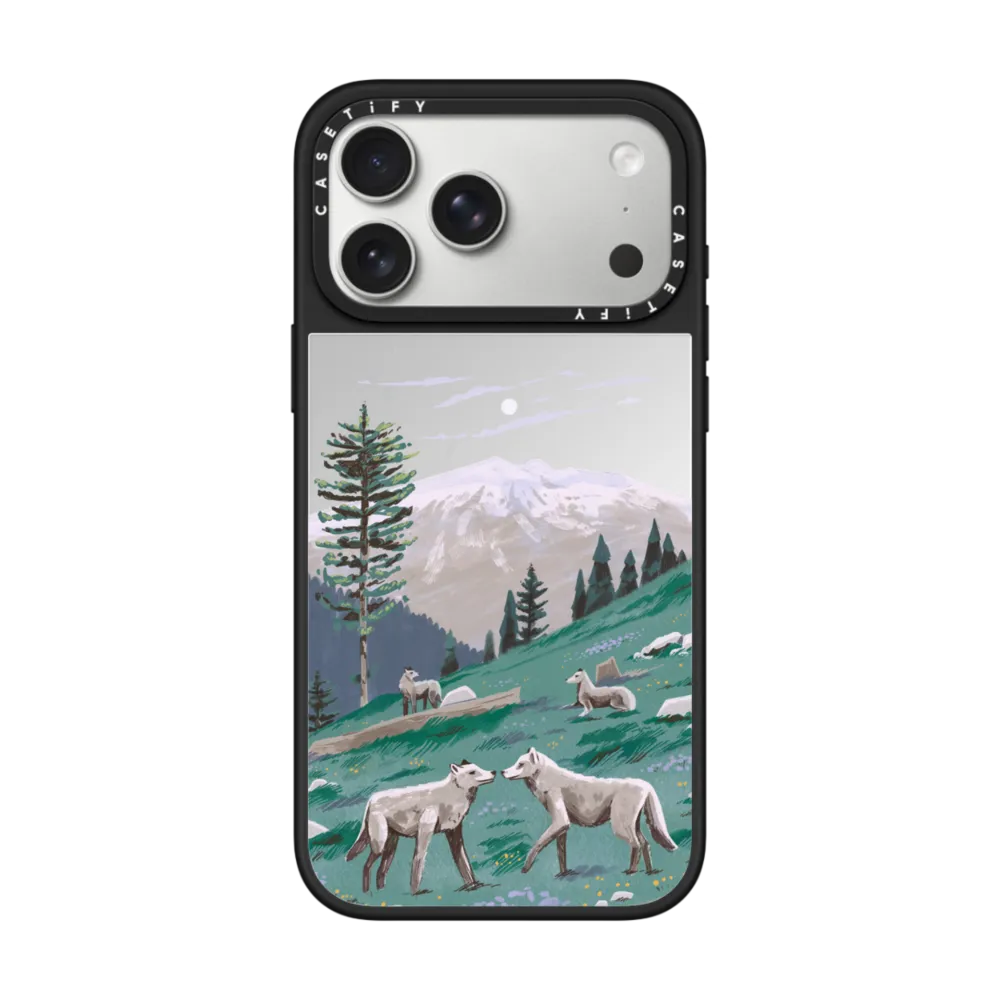 现货CASETiFY奥林匹斯山上的狼适用苹果iPhone17 Pro Max磁吸手机壳16/15/14小众13野生自然水彩轻奢保护套12