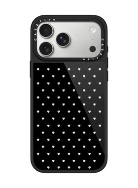 现货CASETiFY白色爱心波点适用苹果iPhone17 Pro Max磁吸手机壳16/15/14时尚13小众轻奢ins风超火air保护套12