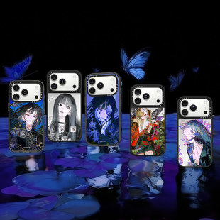 现货CASETiFY韩国艺术家John Kafka繁花少女唯美梦幻适用苹果iPhone17 pro max磁吸手机壳16/15/14高颜值套13