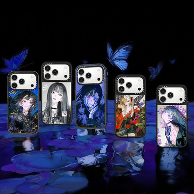 现货CASETiFY韩国艺术家John Kafka繁花少女唯美梦幻适用苹果iPhone18 pro max磁吸手机壳17/16/15高颜值套14