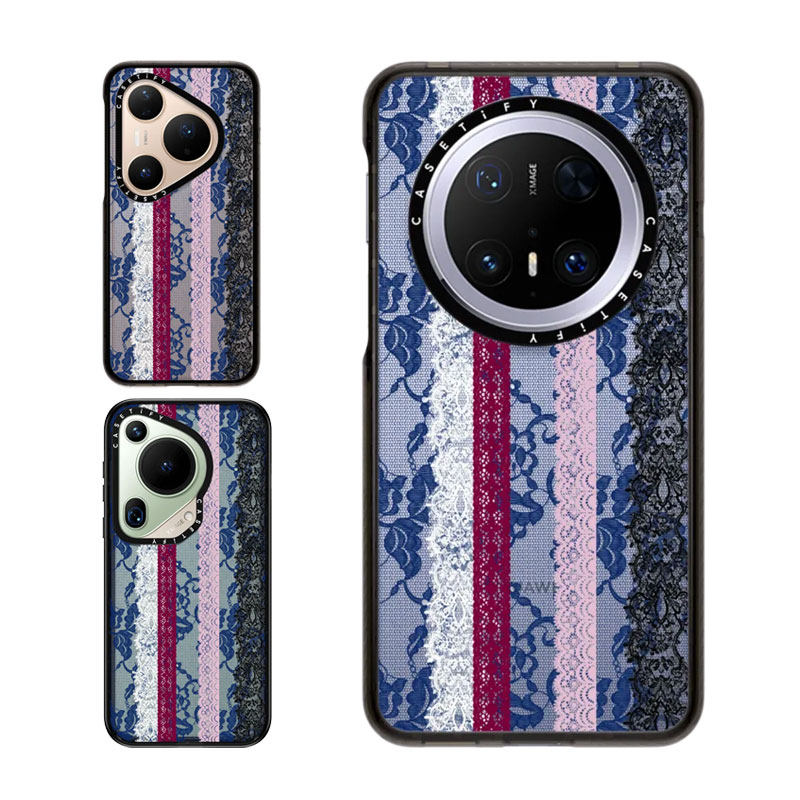 现货CASETiFY闺蜜系列蕾丝花边适用华为Pura 80 Pro手机壳Ultra/Pocket 2折叠Mate70Pro+复古风高级感保护套