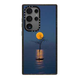 现货CASETiFY月下船适用于三星S23/S24 Ultra手机壳Z Flip 5/Z Fold 4/3潮牌小众高级感创意宁静个性保护套子