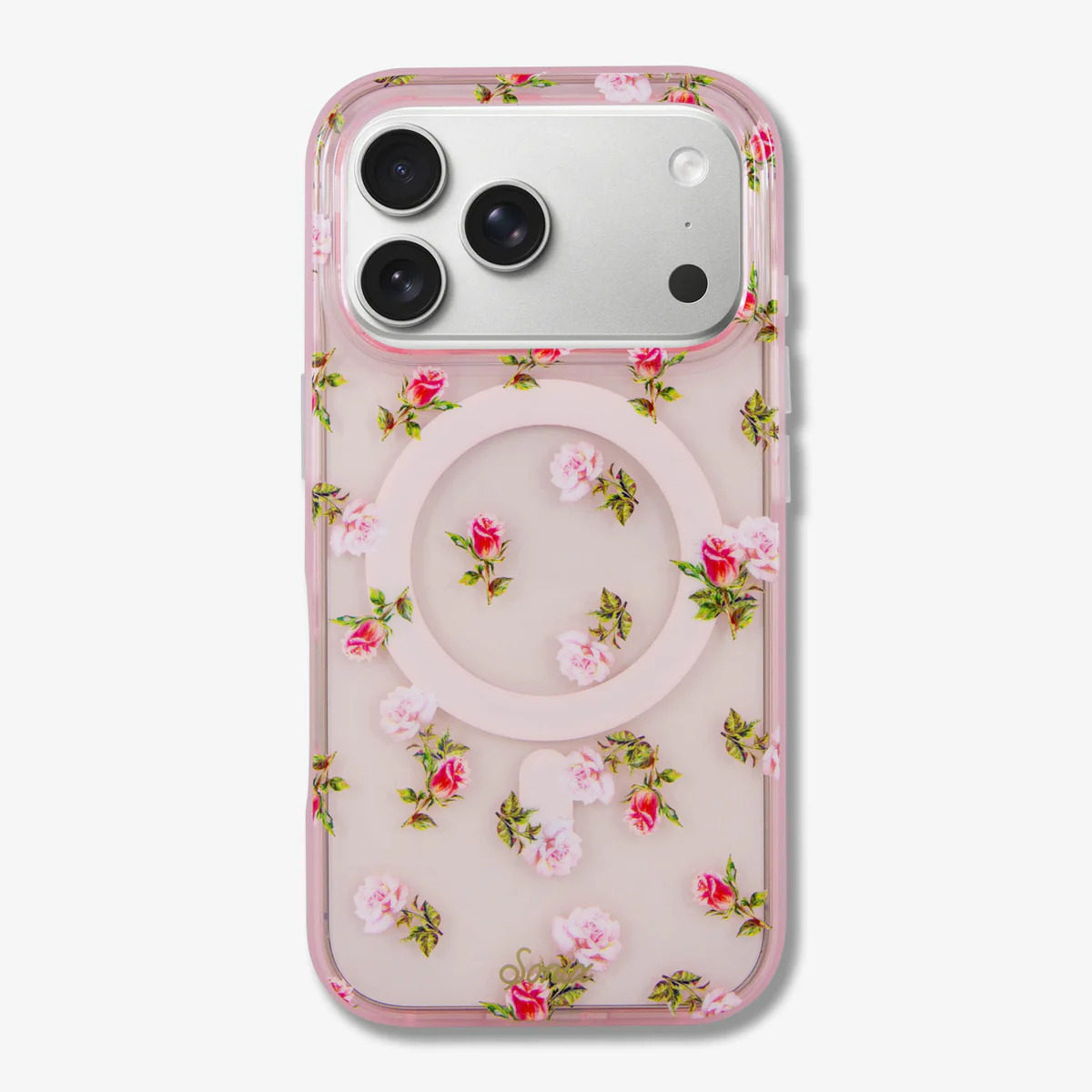 sonix新款粉色玫瑰小碎花适用于苹果iPhone17 pro 