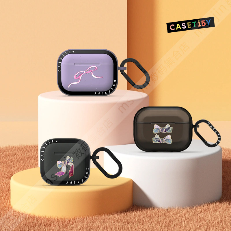 CASETiFY马年新春系列幸运蝴蝶结丝带适用苹果Airpods pro 1/2/3代无线蓝牙耳机保护套Airpods 3/4代防摔软壳,3C数码配件,耳机保护套,淘宝优惠券,粉丝福利购,淘宝优惠卷