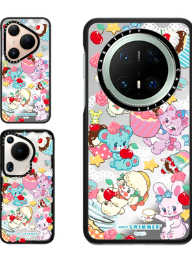 现货CASETiFY甜蜜交响适用华为Pura 80 Pro手机壳Ultra/Pocket 2折叠Mate70Pro+复古甜心SWIMMER可爱少女心套