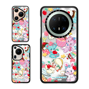 现货CASETiFY甜蜜交响适用华为Pura 80 Pro手机壳Ultra/Pocket 2折叠Mate70Pro+复古甜心SWIMMER可爱少女心套