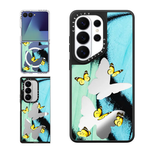 CASETiFY流痕蝶影适用三星手机壳