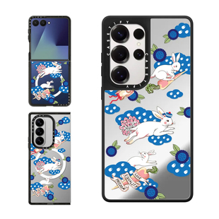S25 Fold Ultra手机壳Z 6创意艺术小众轻奢趣味全包防摔保护套s23 Flip7 现货CASETiFY空乘小兔适用三星S24