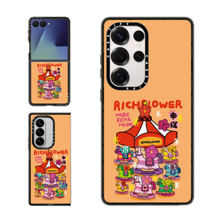 现货CASETiFY有钱花RICH FLOWER马祝福气适用三星S24/S25 Ultra手机壳Z Flip7/Z Fold 6/5新年好运保护套s23