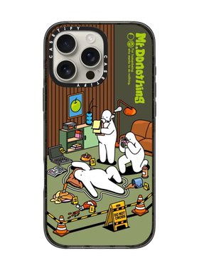现货CASETiFY慵懒可爱Mr.Donothing活死人适用苹果iPhone16 pro max手机壳15/14/13磁吸12趣味艺术防摔保护套