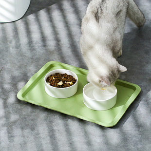 宠物餐垫防溢出防水猫碗垫防漏食易清洁猫餐垫猫狗宠物餐垫宠 日式