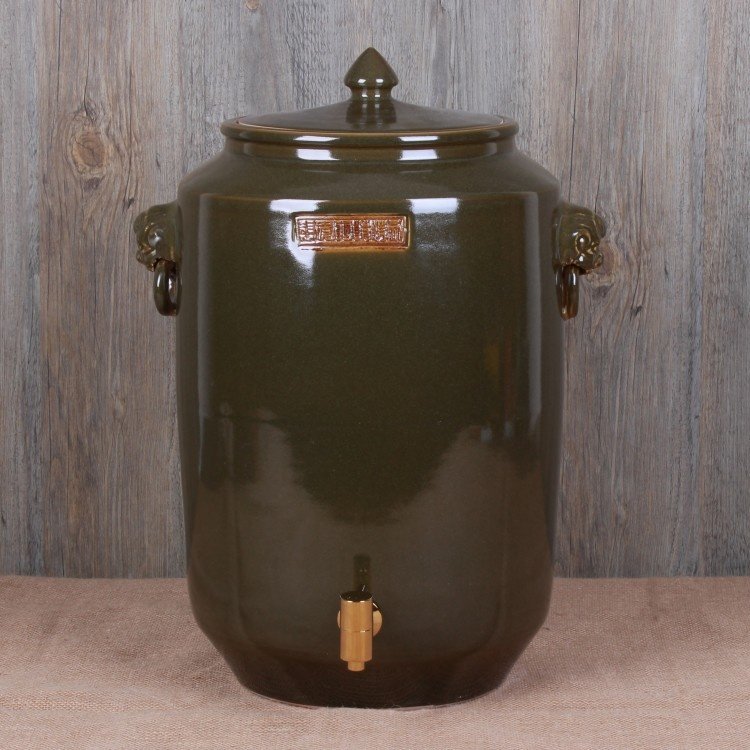 景德镇陶瓷茶叶末釉米缸酒缸酒坛水 茶缸50斤100斤带龙头开关批发,橡塑材料及制品,工业陶瓷,淘宝优惠券,粉丝福利购,淘宝优惠卷