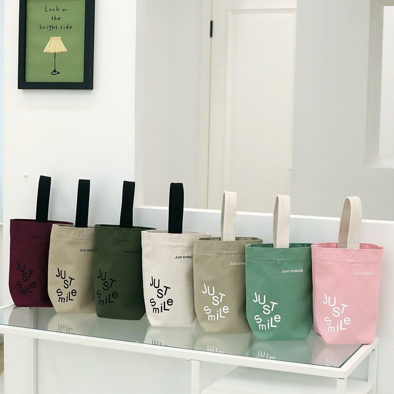 迷你水杯手提袋 保温杯手拎包 逛街环保袋 小手机包有内兜帆布包,收纳整理,购物袋/环保袋/帆布袋,淘宝优惠券,粉丝福利购,淘宝优惠卷