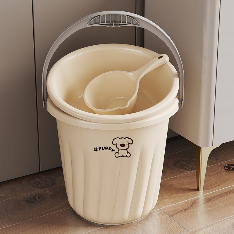 家用水桶加厚手提学生宿舍寝室可爱洗衣洗澡桶套装多功能装储水桶