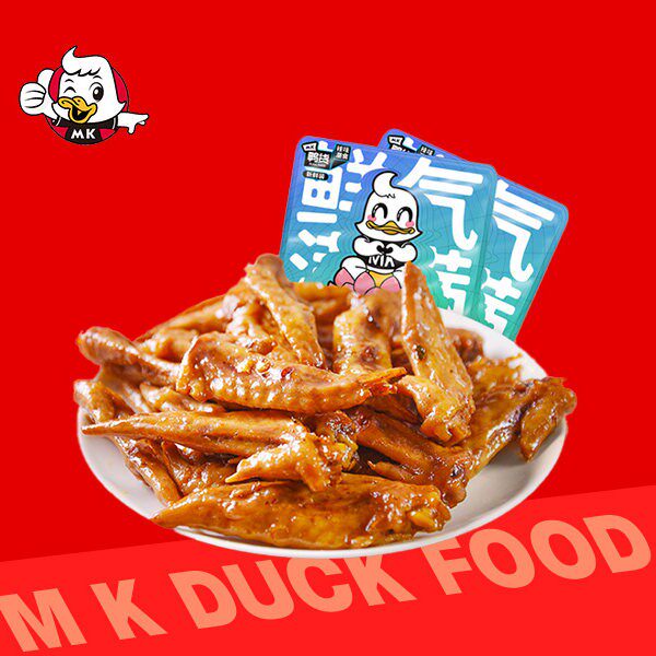 MK鸭货鸡翅尖100g新鲜盒装香麻酱卤味特色鸡肉类熟食休闲小吃零食