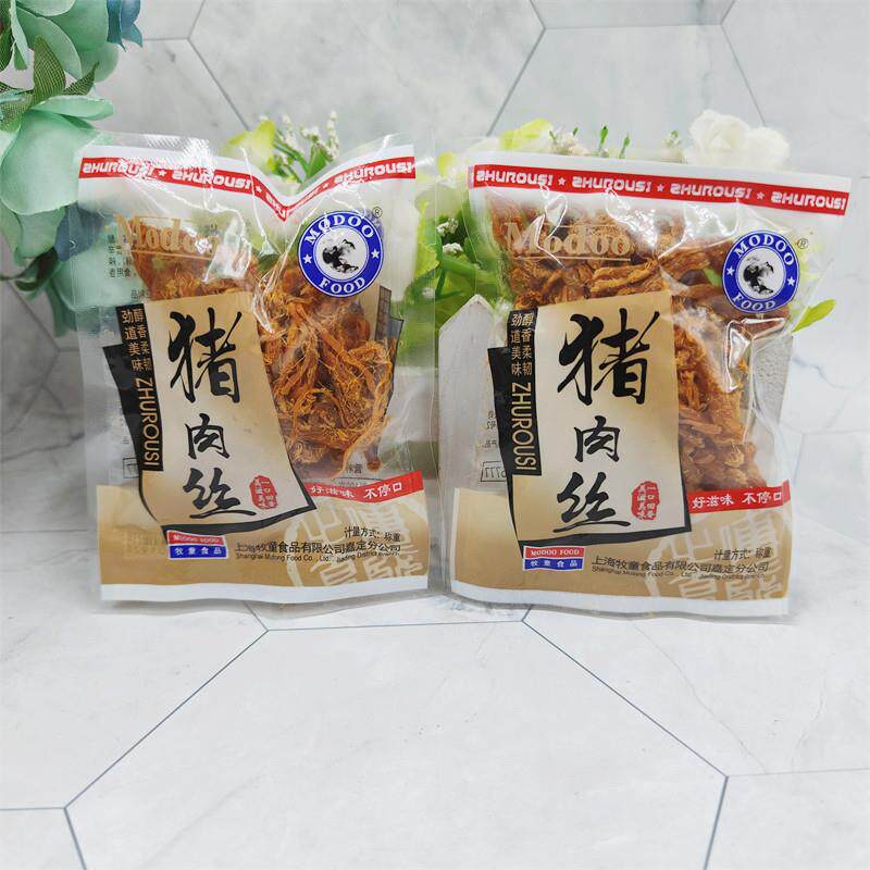 牧童猪肉丝500g牧童零食猪肉条猪肉干办公室休闲零食品小包装