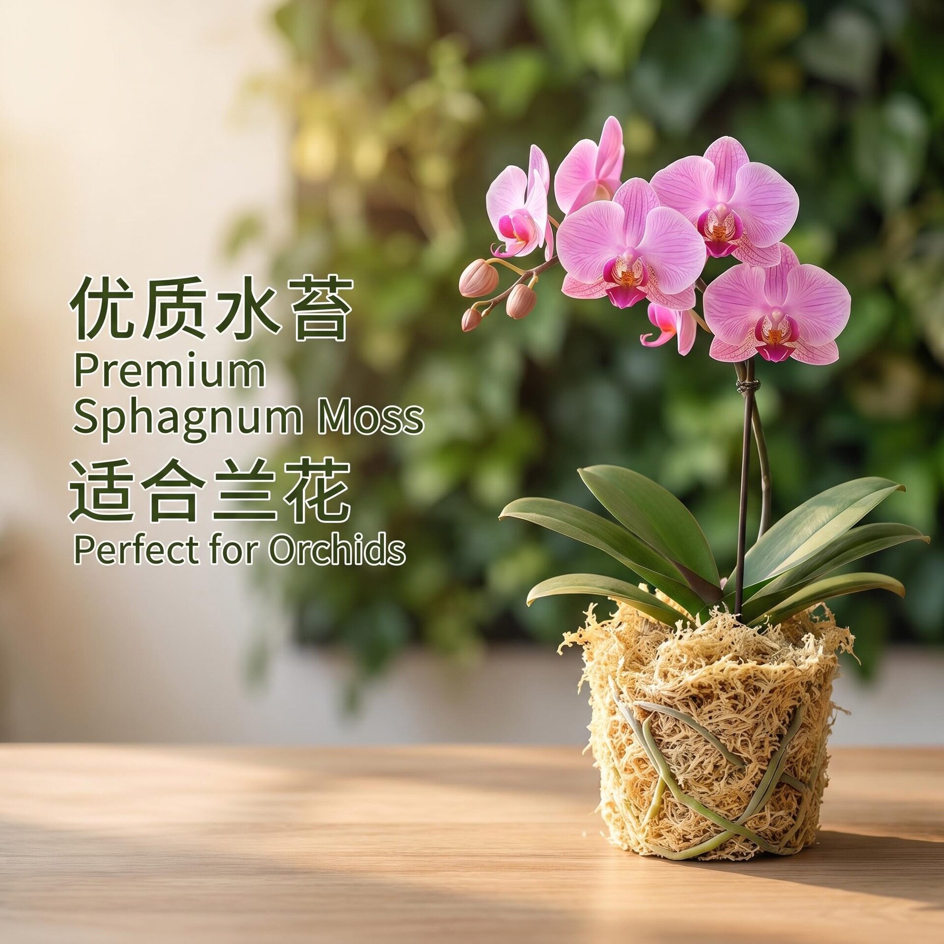 水苔藓青苔蝴蝶兰石斛兰花专用营养土乌龟爬宠造景垫材现货代