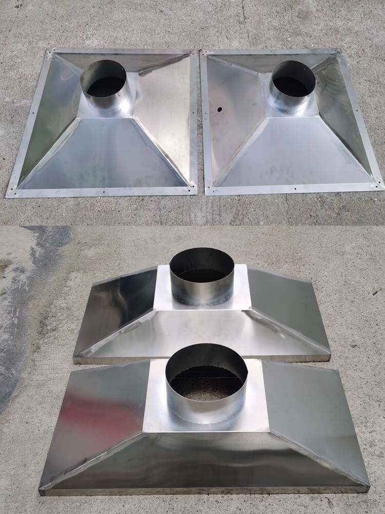 新品不锈钢集气罩排烟罩工业除尘集气罩废气收集罩喇叭口吸尘罩吸