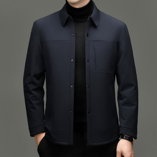 行政夹克羽绒服男款轻薄衣服男款2026新款冬外套男士高端轻薄外套