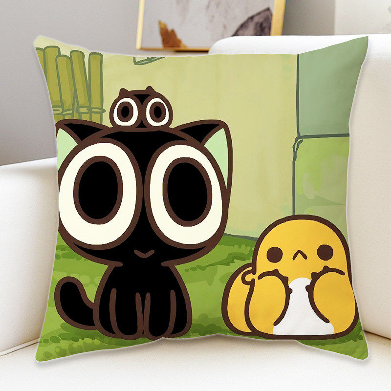 罗小黑战记周边抱枕卡通动漫二次元枕头学生午睡枕头套靠垫礼物,模玩/动漫/周边/娃圈三坑/桌游,动漫毛绒/抱枕/坐垫,淘宝优惠券,粉丝福利购,淘宝优惠卷