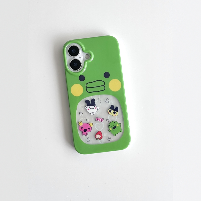 可爱卡通拓麻歌子适用苹果16pro