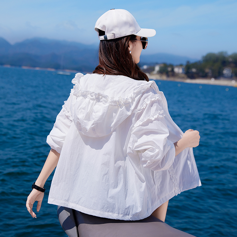 防紫外线防晒衣女2025新款轻奢高级感白色防晒服女款夏季薄款外套