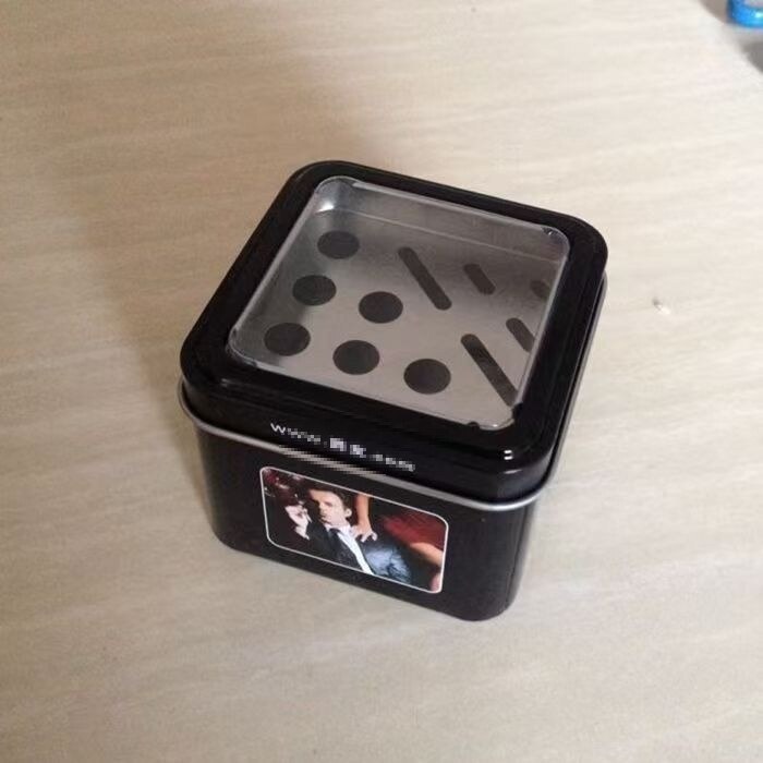 铁皮不锈钢烟灰缸防摔家用防风型烟灰缸 带盖子烟灰缸小型烟灰缸