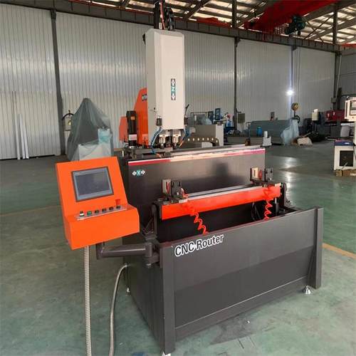 断桥铝型材玻璃移门数控钻铣床 铝合金20铝框门双头数控钻铣床