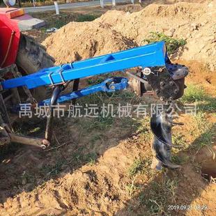 种树挖坑机 1米宽 加重型双螺旋 直径30 100马力 打眼机 适合35