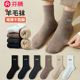 秋冬季 加绒加厚款 2025新款 芬腾羊毛袜子男款 男士 中筒长筒袜毛圈袜