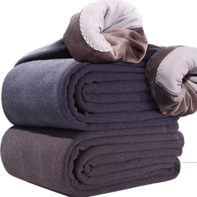 芬腾加绒加厚蚕丝护膝保暖裤