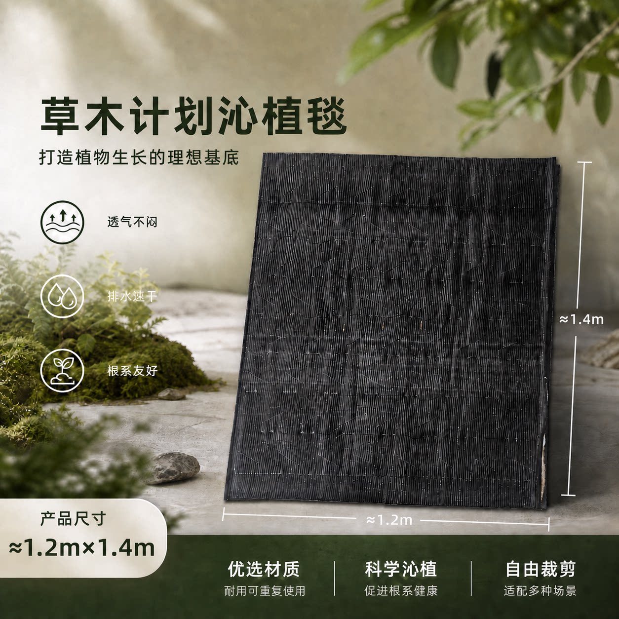 草木计划立体绿化室内植物墙户外大型绿植/成品组合盆