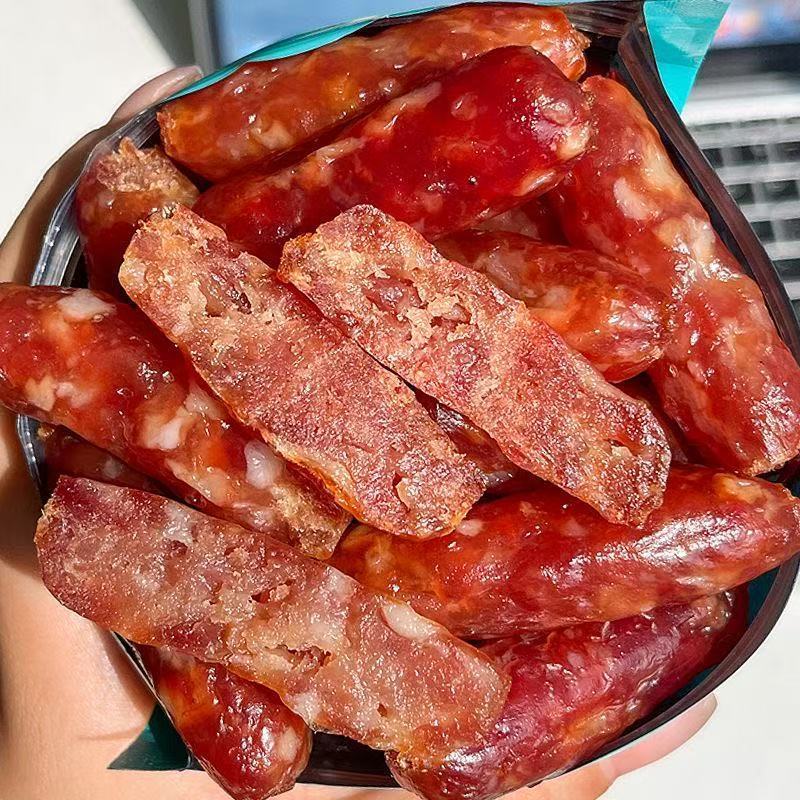 休闲零食100g爽脆肠袋装开袋即食原味五香味火腿肠香肠包装
